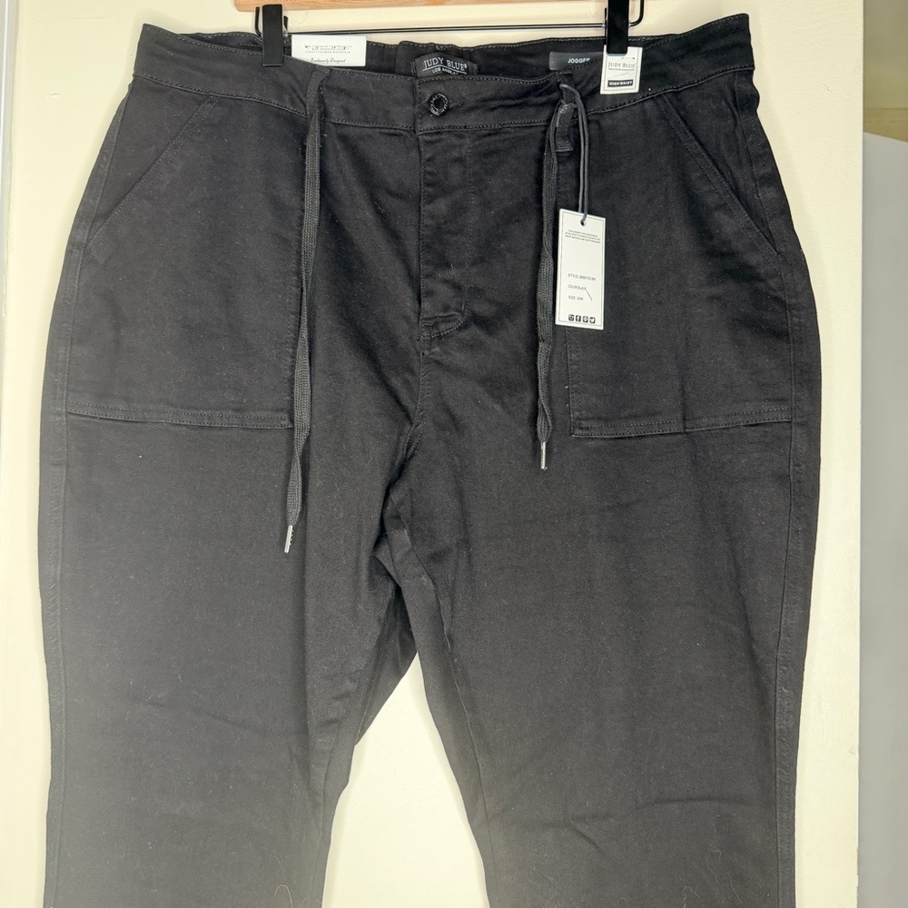 Judy Blue Charcoal Button-Fly Pants - Picture 7 of 15